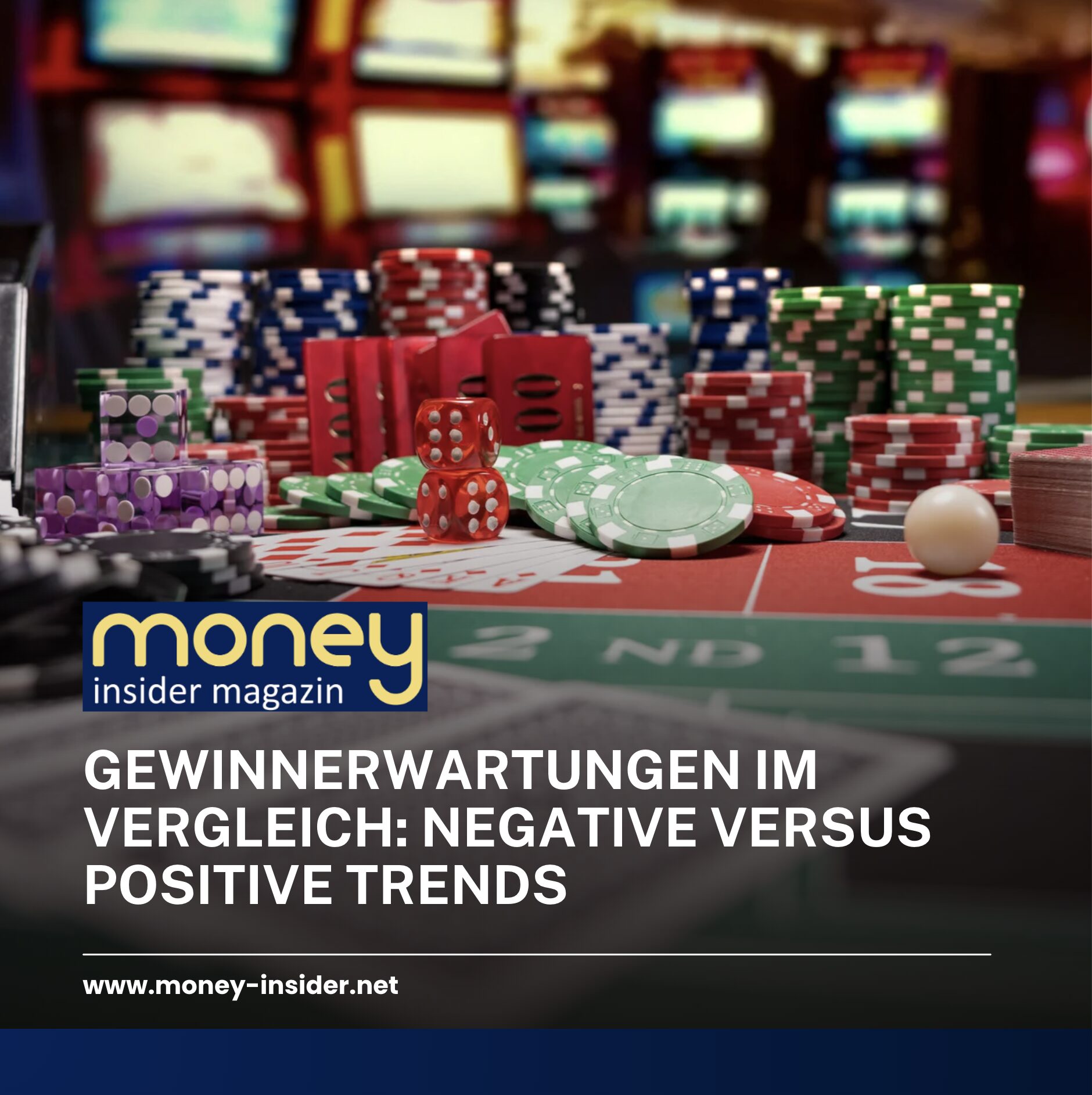 Gewinnerwartungen im Vergleich: Negative versus positive Trends