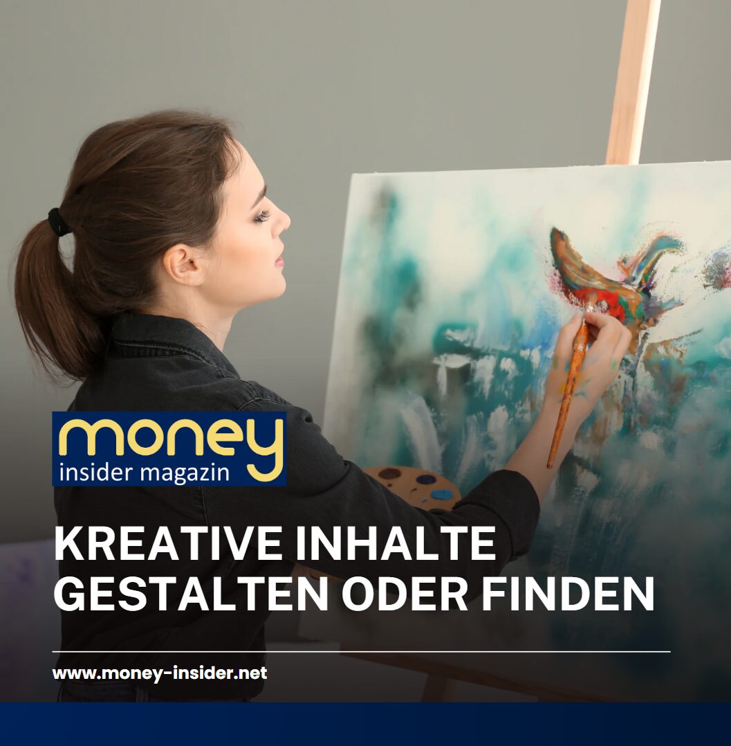 Kreative Inhalte gestalten oder finden